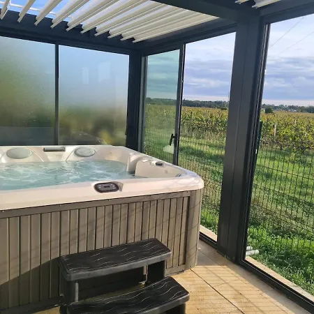 Ferienhaus Au Coeur Des Vignes, Jacuzzi Et Sauna Prives Pujols-sur-Ciron
